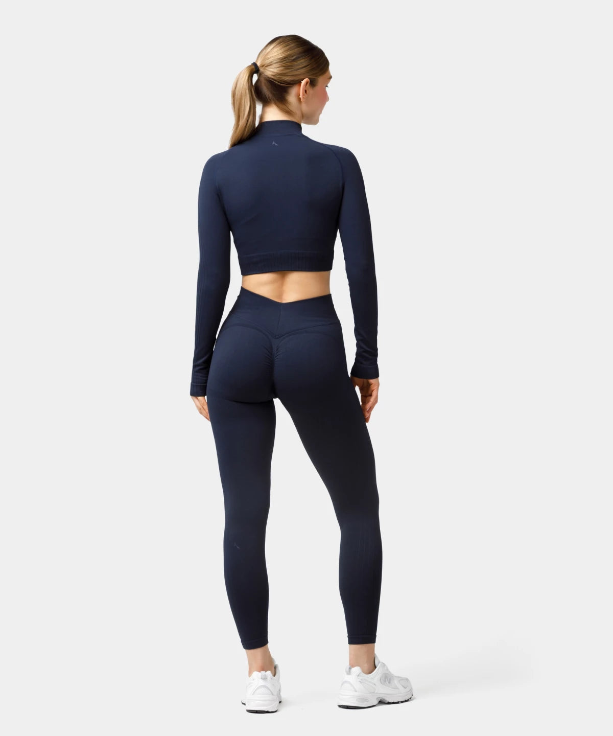 Élite seamless zip-up longsleeve - Saphire Blue