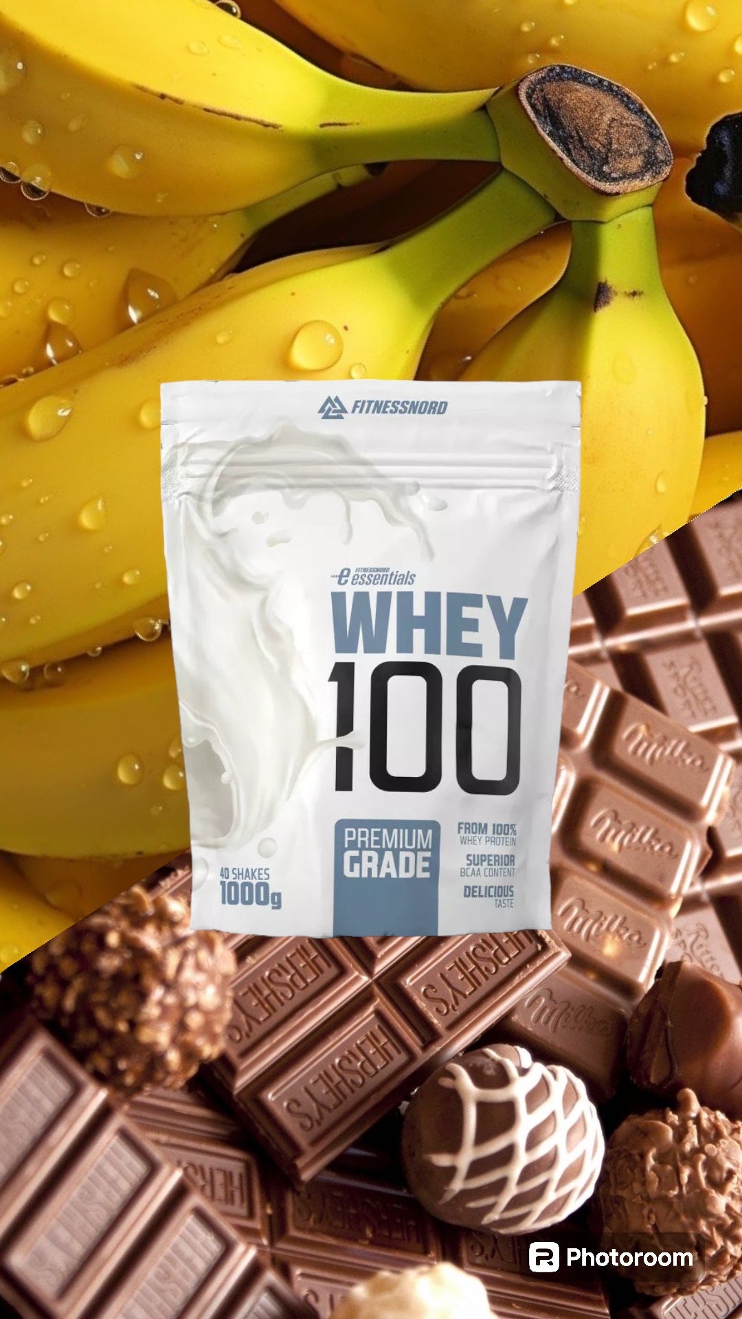 Fitnessnord Whey 100 - Protein Pulvur - 1000g