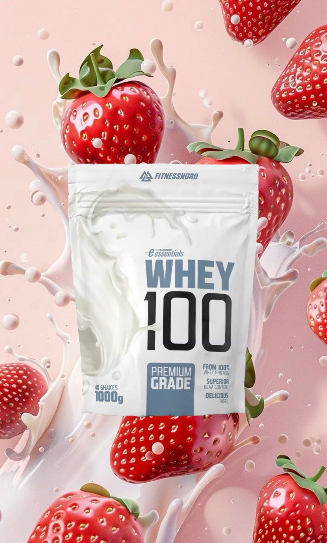 Fitnessnord Whey 100 - Protein Pulvur - 1000g
