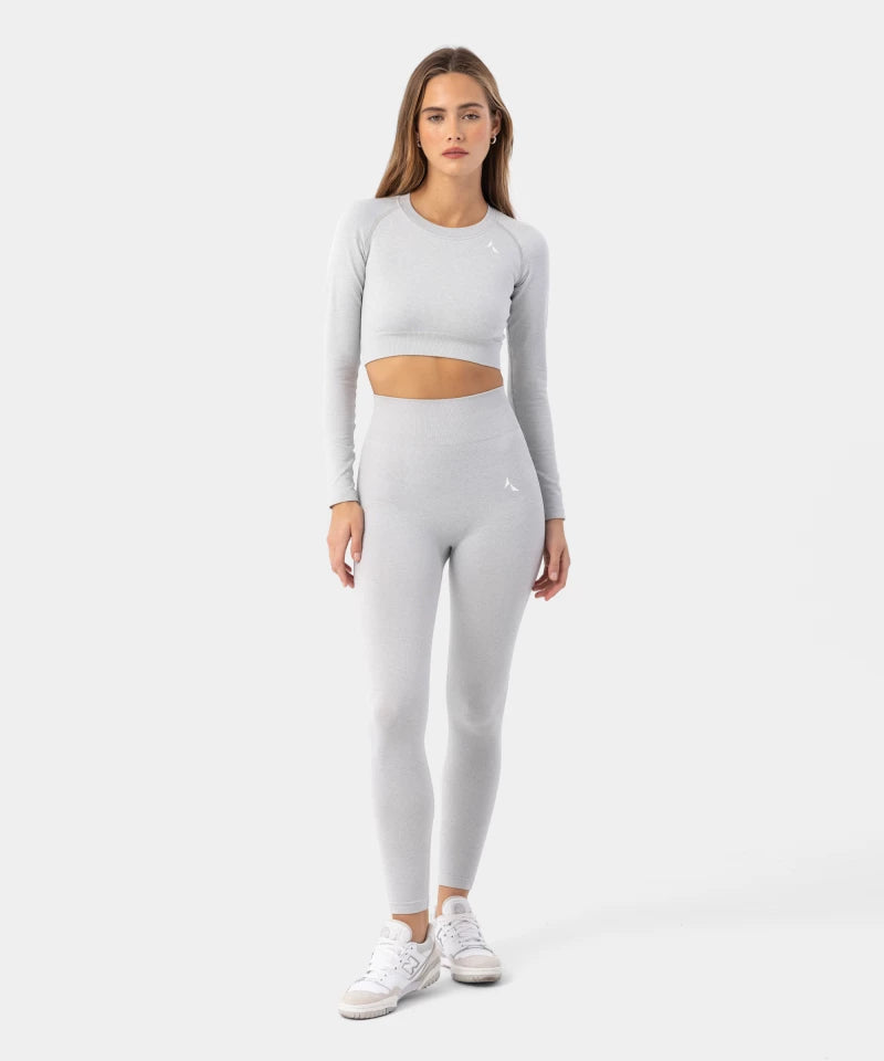 Blaze Seamless Longsleeve - Oyster Grey