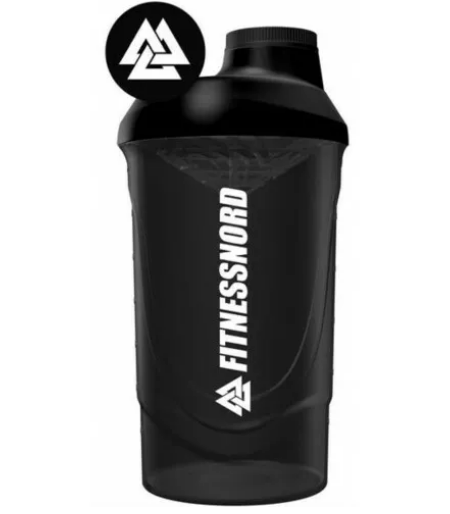 Fitnessnord shaker 600ml - Smoke Black