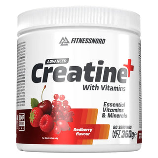 Fitnessnord Creatine+ Vitaminir Red Berry 360g