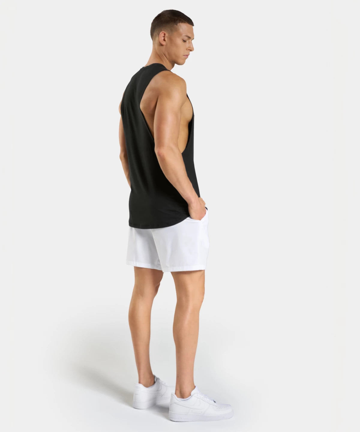 Mens active short - White