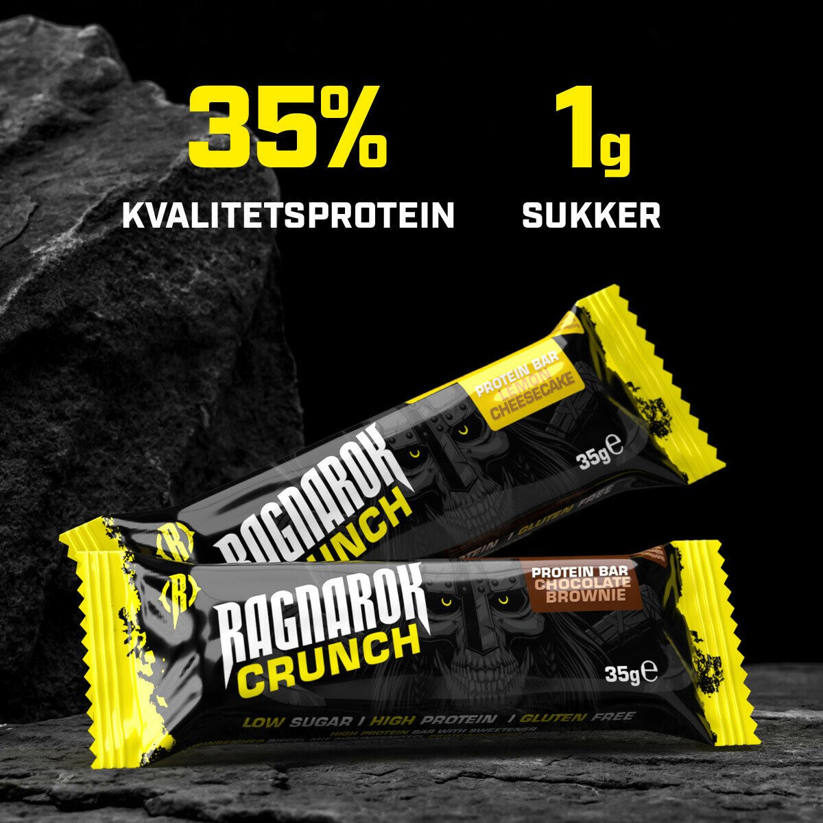 Fitnessnord Ragnarok Crunch Protien Bar 1 x 35g